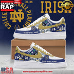 Notre Dame Fighting Irish College Football Playoff 2024-25 Air Force 1 Shoes Running Sneakers