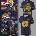 Notre Dame Fighting Irish Football 250 Years 2026 Uniform Navy T Shirt