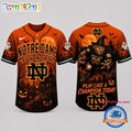 Notre Dame Fighting Irish NCAA Haunted Night Halloween Baseball Jersey Shirt