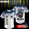 Notre Dame Fighting Irish NCAA I Bleed Baseball Jersey