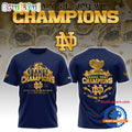 Notre Dame Fighting Irish NCAA Orange Bowl Champions Limited 3D T Shirt