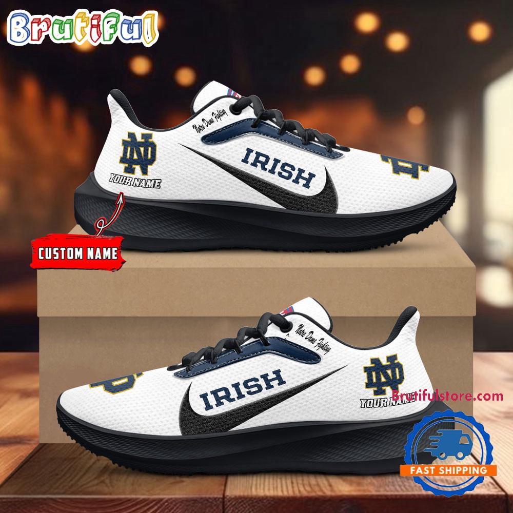 Notre Dame Fighting Irish Personalized Lightweight Patch Decor Running Shoes Sneaker