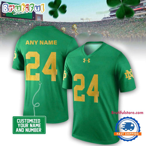 Notre Dame Irish Wear Green Football Jersey