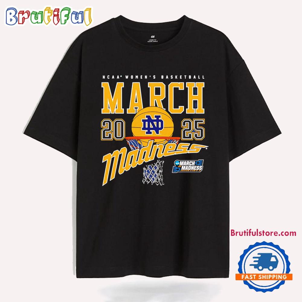 Notre Dame NCAA Men’s Basketball March Madness 2025 T Shirt