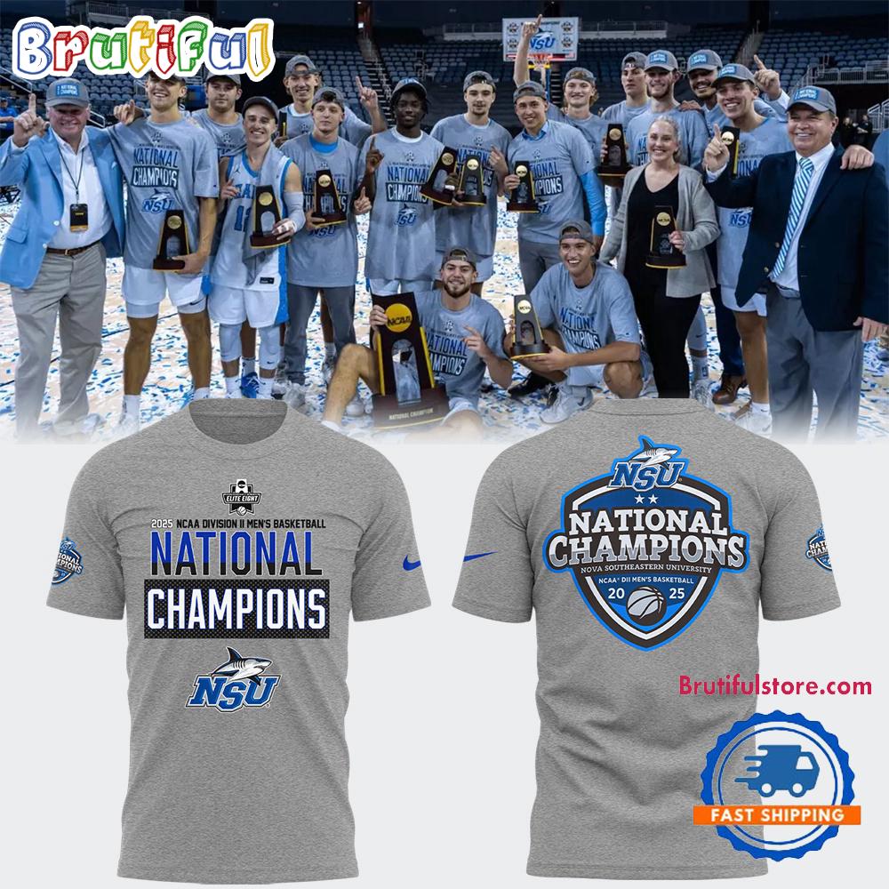 Nova Southeastern Men’s Basketball x National Champions 3D Shirt