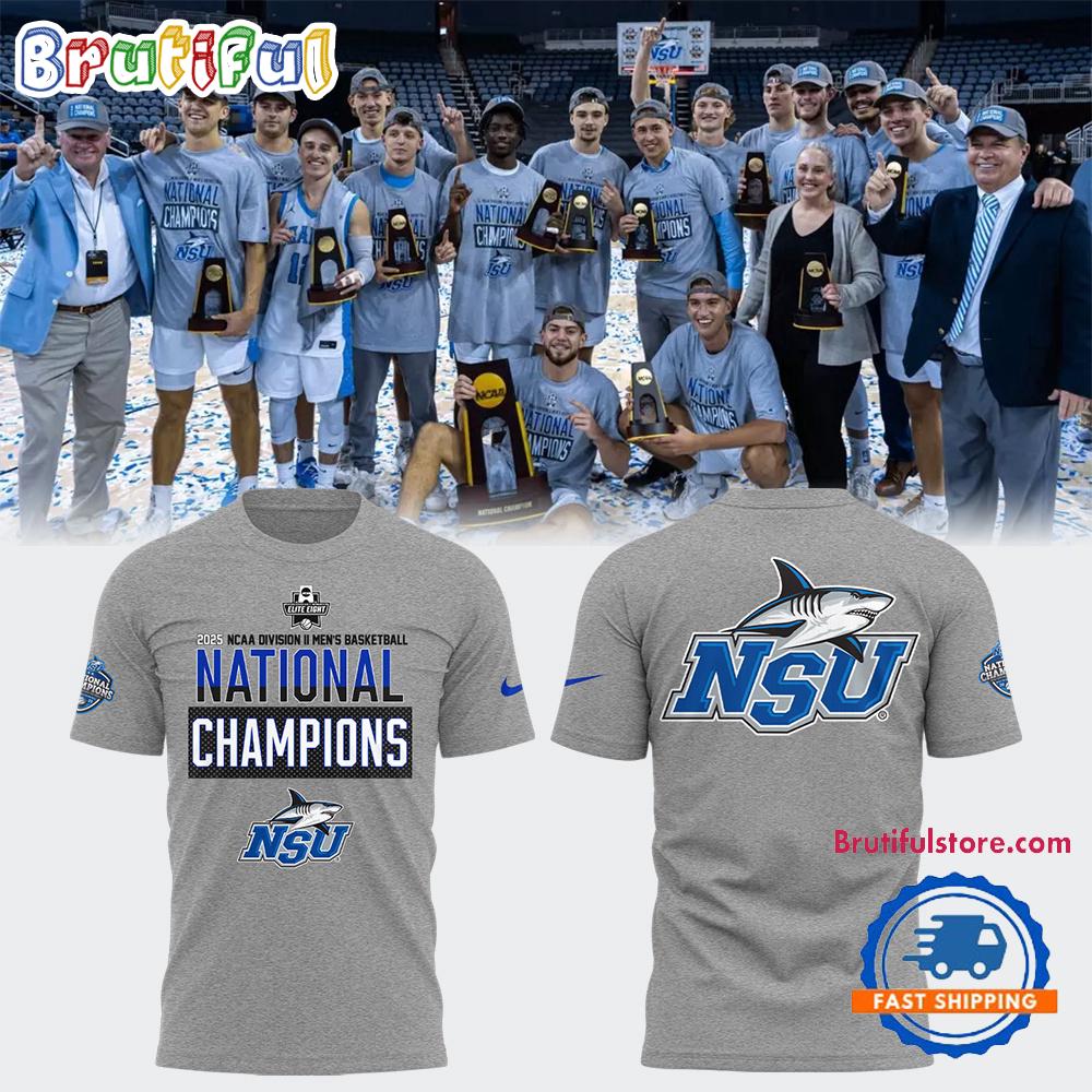 Nova Southeastern Men’s Basketball x National Champions T Shirt