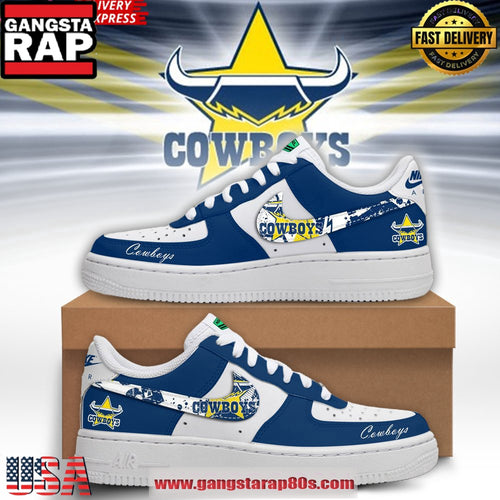 NRL NQ Cowboys New Edition Air Force 1 Sneakers Shoes