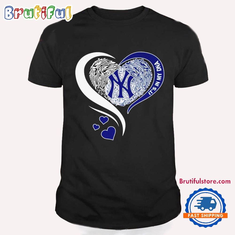 Ny Yankees It’s in My Dna Heart T Shirt