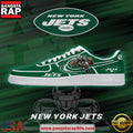 NYJ Football NFL Team Logo Air Force 1 Sneakers Shoes Sneakers
