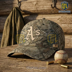 Oakland Athletics Camo Deer Hunting Baseball Jersey