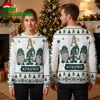 Oakland Athletics Gnome Trio Winter Wonderland Ugly Christmas Sweater