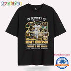 Oakland Athletics In Memory Of Rickey Henderson 1958-2024 T Shirt