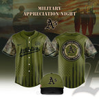 Oakland Athletics Military Appreciation 2026 America 250 Baseball Jersey