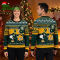 Oakland Athletics Snoopy And Woodstock Christmas Ugly Christmas Sweater