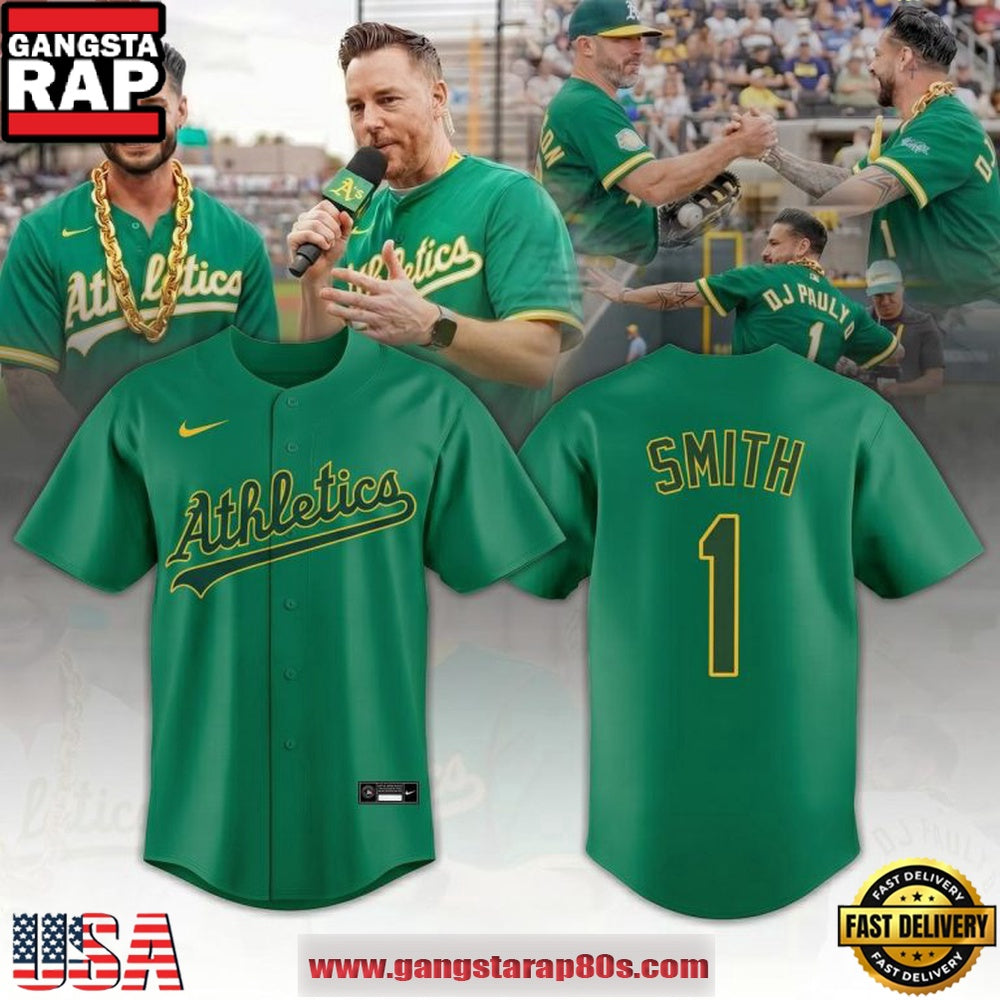 Oakland Athletics x DJ Pauly D In the House 2026 Custom Baseball Jersey