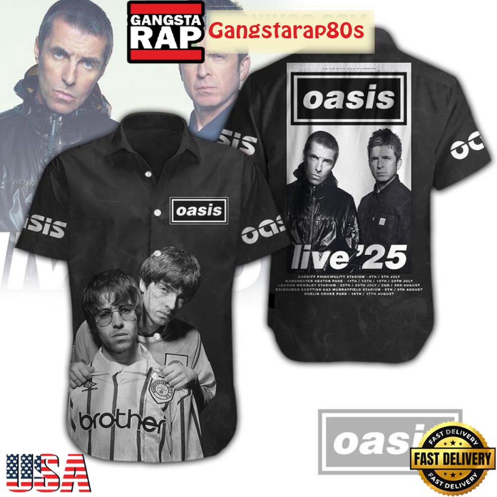 Oasis 30th Anniversary Live 25 Aloha Hawaiian Shirt