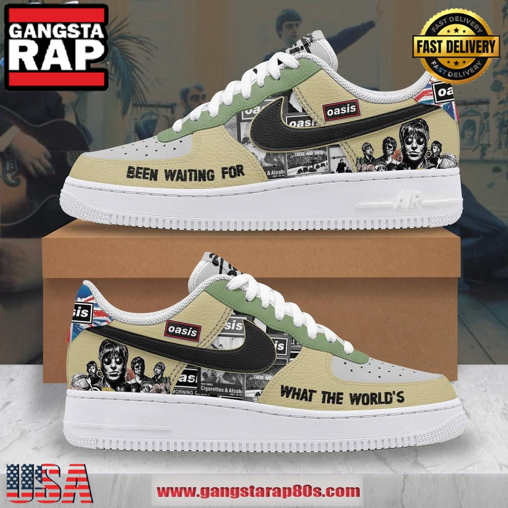 Oasis Live ’25 Air Force 1 Running Sneakers Shoes