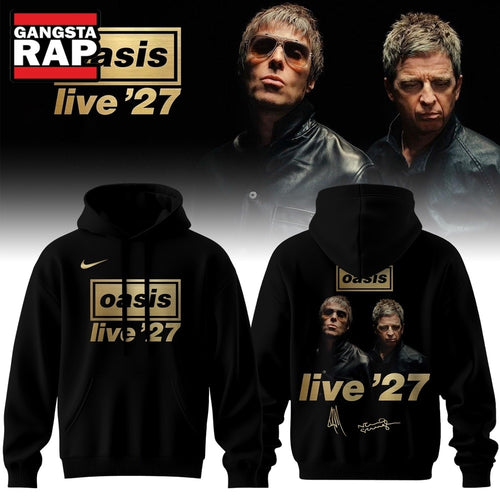Oasis Live ’27 Limited Edition Signature Graphic Design Hoodie