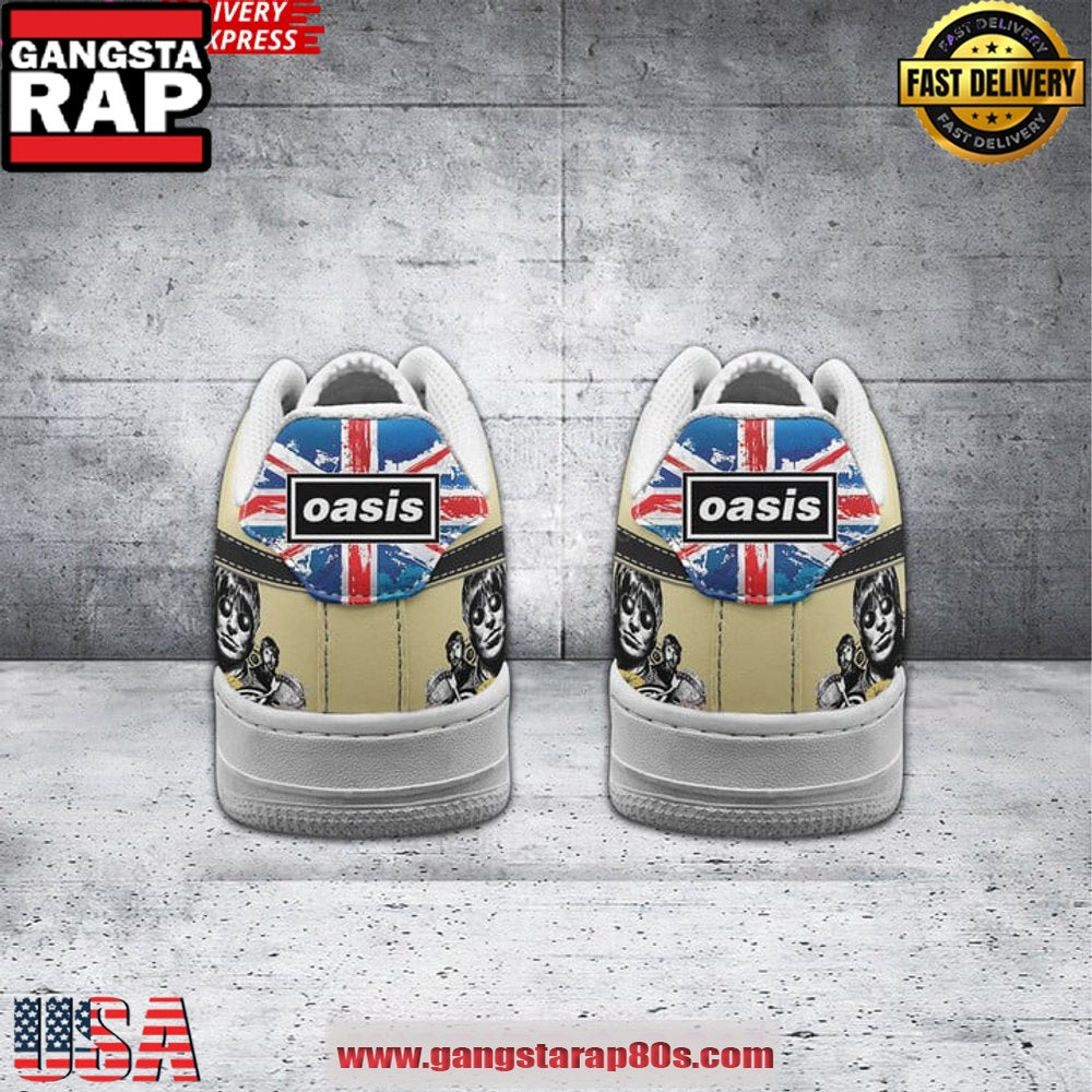 Oasis Rock Band Limited Edition Air Force 1 Sneakers Shoes