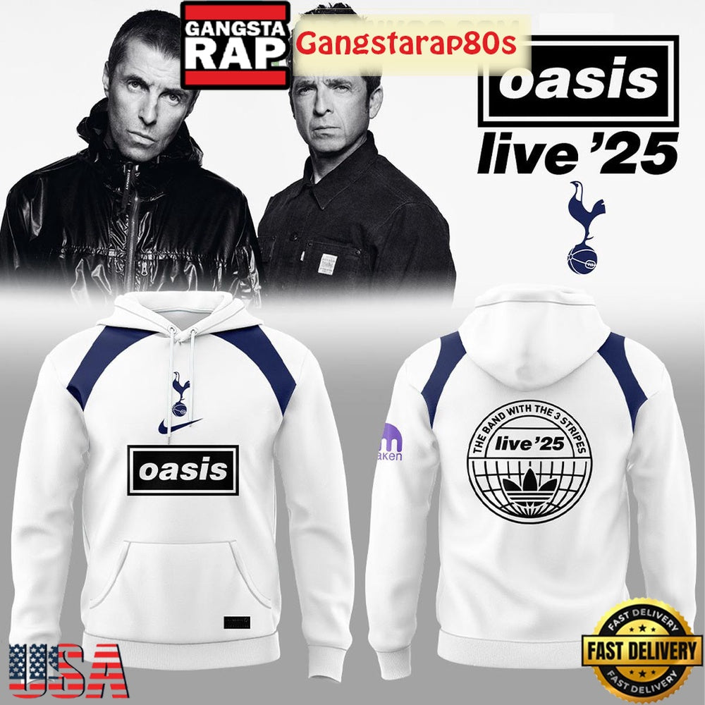 Oasis x Tottenham Hotspur Wembley Stadium 2025 Unisex Hoodie