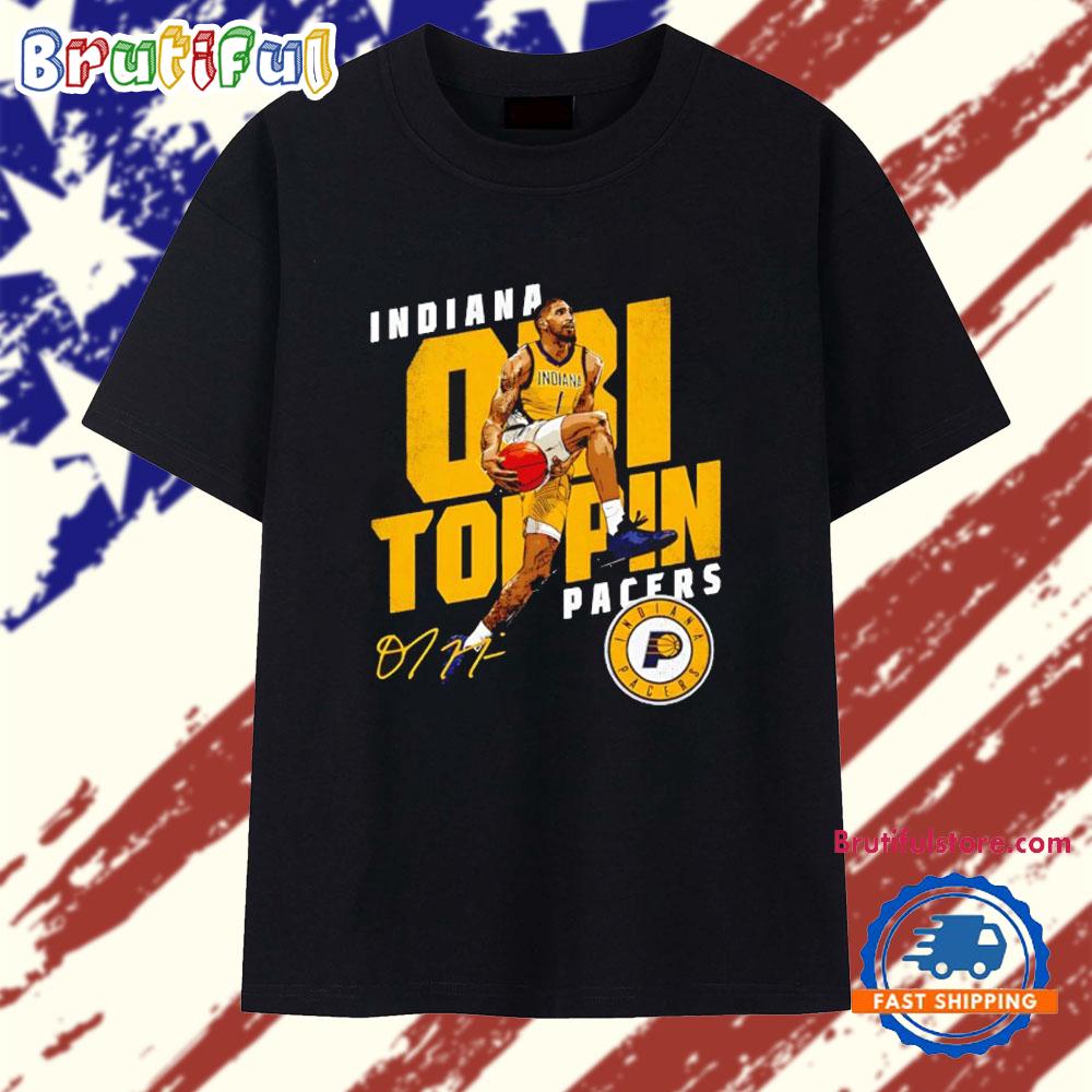Obi Toppin Indiana Pacers Signature Graphic T Shirt