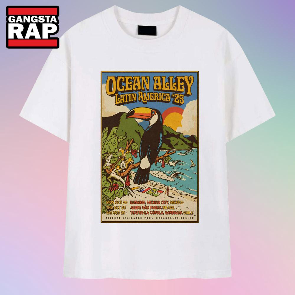 Ocean Alley Latin America Tour 2025 T Shirt