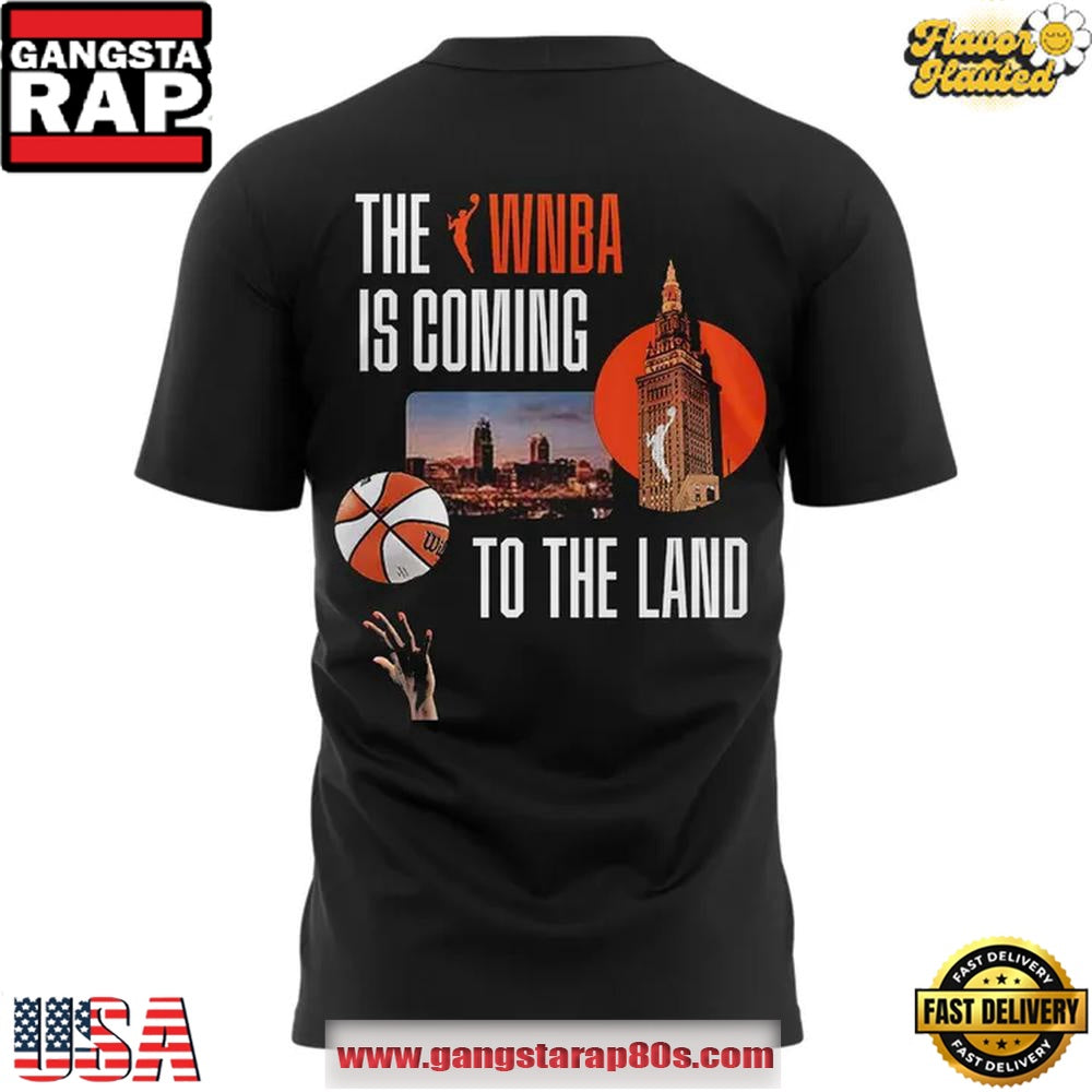 Official Cleveland WNBA Welcome Edition 3D T Shirt
