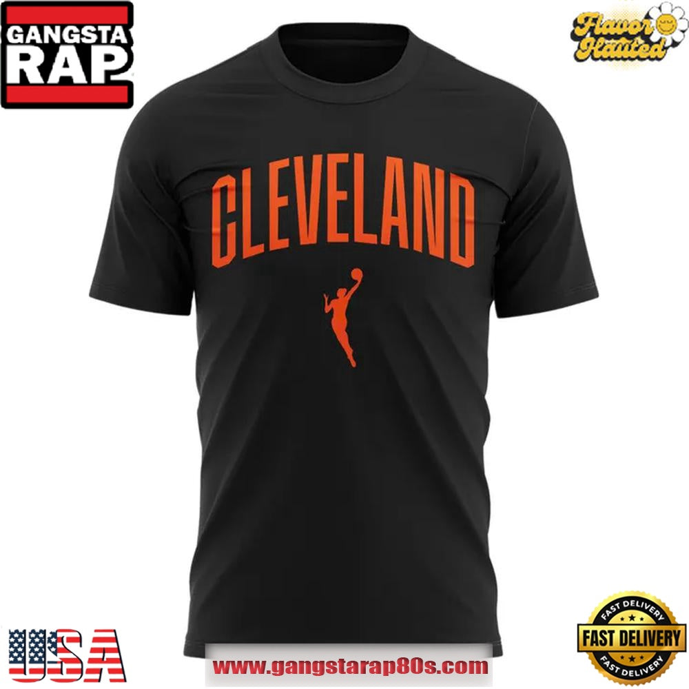 Official Cleveland WNBA Welcome Edition 3D T Shirt