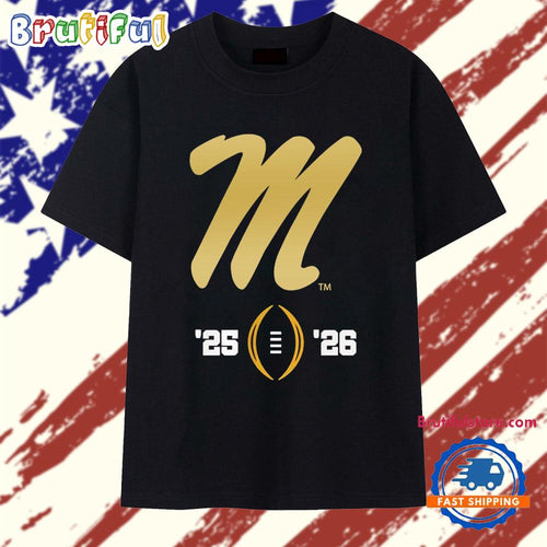 Official Ole Miss Football 2025-2026 College Football Playoff T Shirt