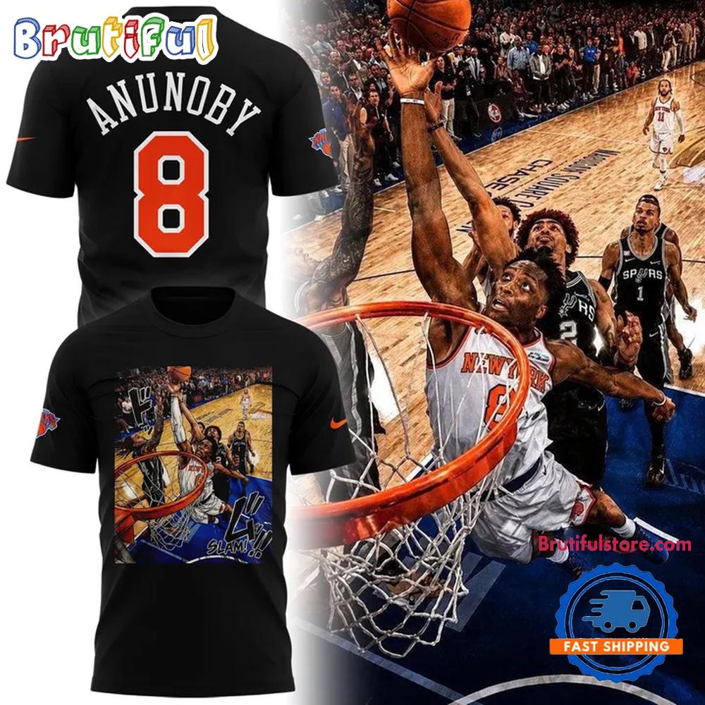 OG Anunoby #8 New York Knicks NBA Final 2026 T Shirt