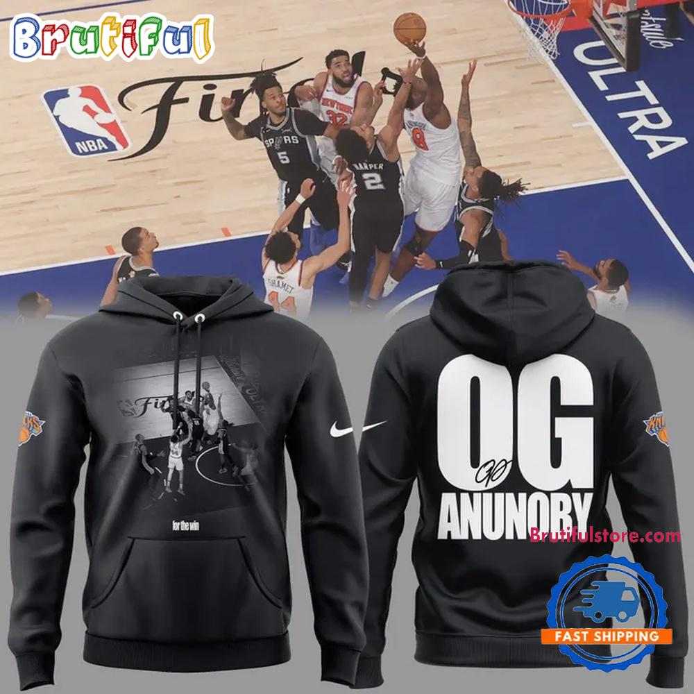 OG Anunoby New York Knicks NBA Final 2026 Signature Hoodie T-Shirt