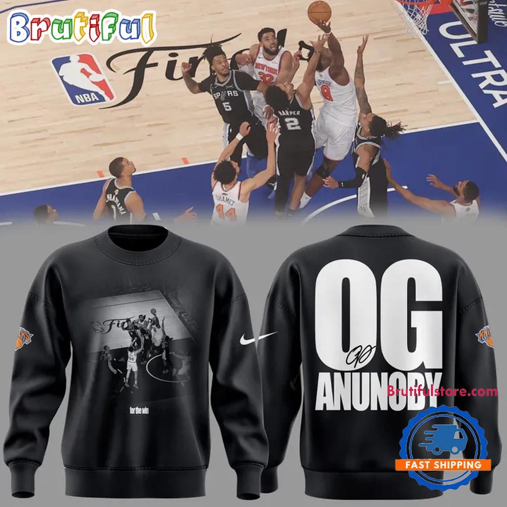OG Anunoby New York Knicks NBA Final 2026 Signature Hoodie T-Shirt