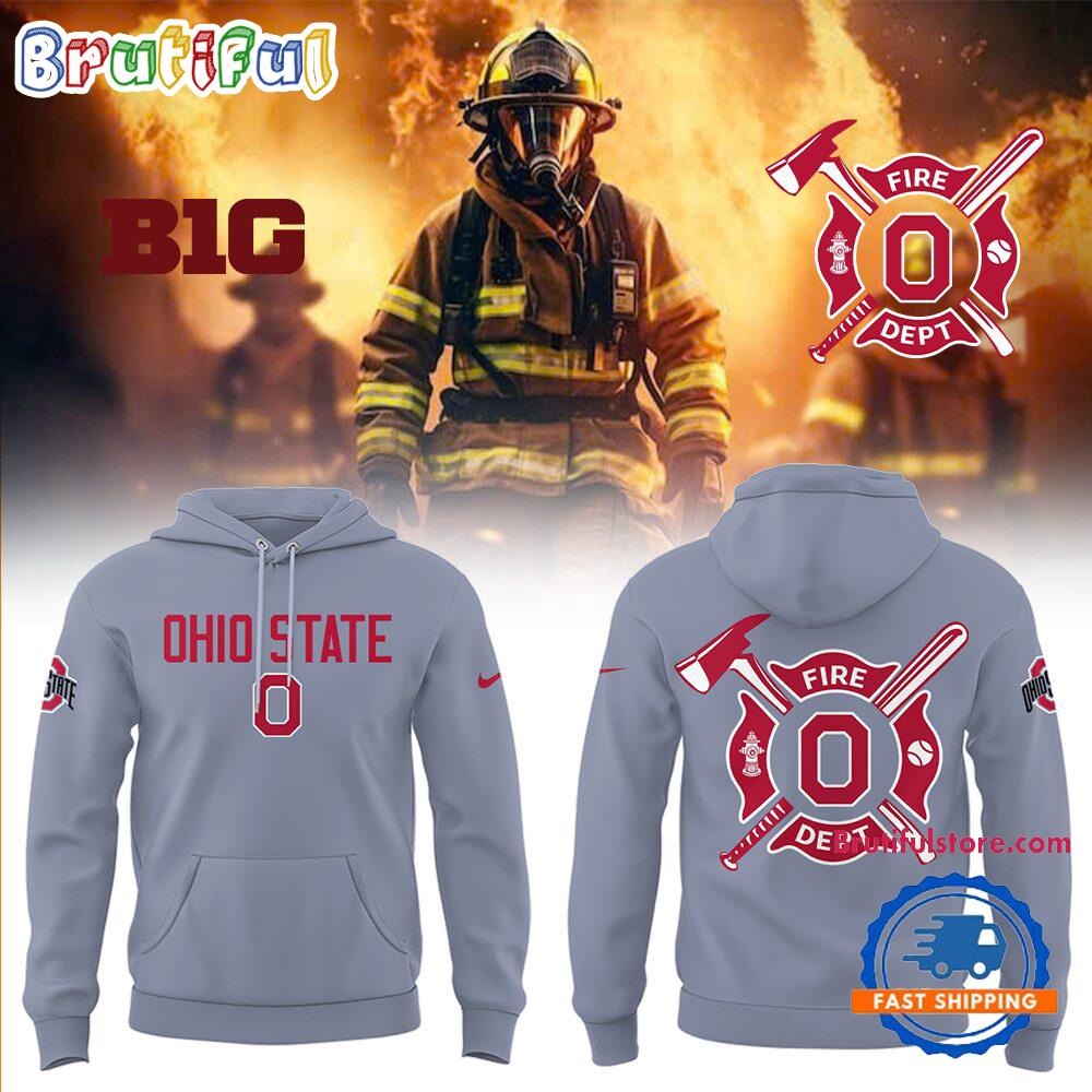 Ohio State Baseball x Firefighter Appreciation Night 3D Print Hoodie T-Shirt