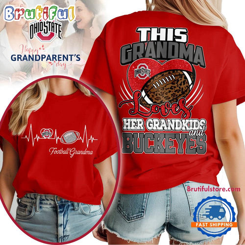 Ohio State Buckeyes 2025 NCAA Grandparents’ Day Unisex 3D Shirt