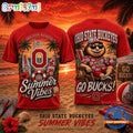 Ohio State Buckeyes 2026 NCAA Summer Vibes Limited Edition 3D T Shirt