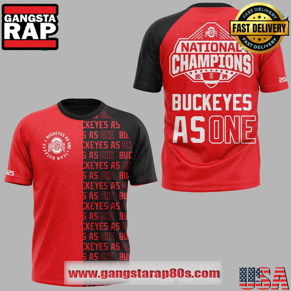 Ohio State Buckeyes As One Special 3D T Shirt