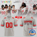 Ohio State Buckeyes Football Limited 2025 Rose Bowl Champions Grey Jersey Shirt