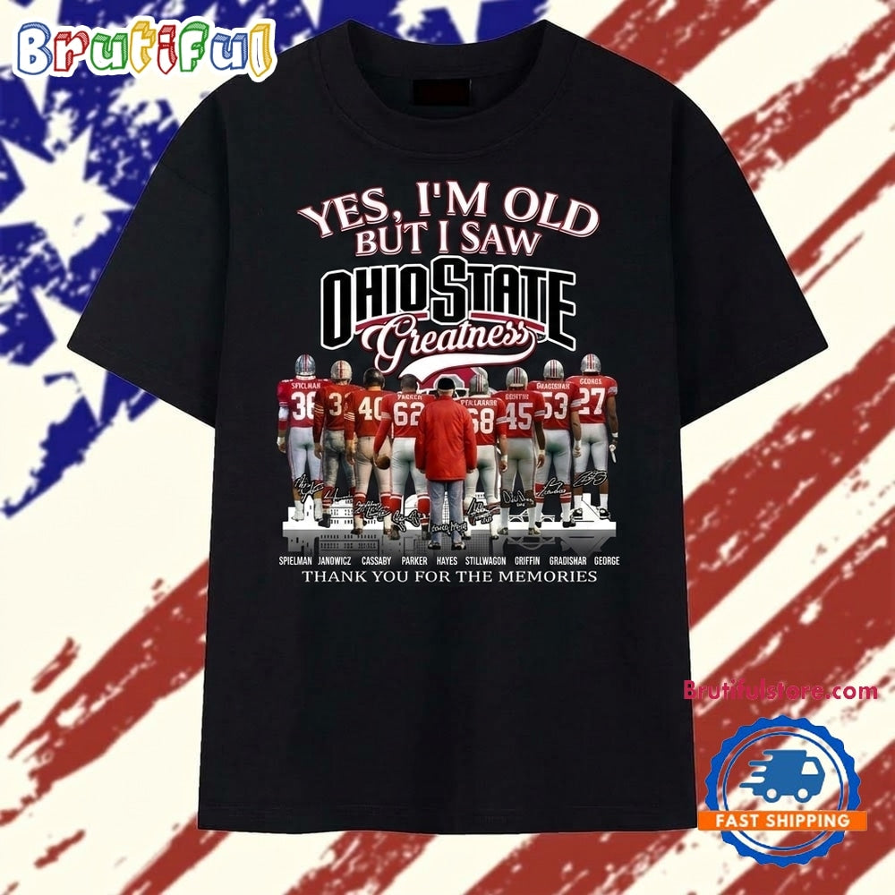 Ohio State Buckeyes Greatness Legends Graphic T Shirt