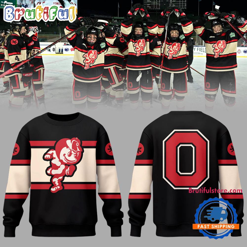 Ohio State Buckeyes Hockey NCAA Limited Frozen Confines 2025 Hoodie T-Shirt