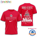 Ohio State Buckeyes Jesus In My Heart All Over Print Shirt