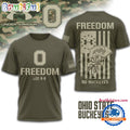 Ohio State Buckeyes NCAA Freedom Under Armour Limited Edition 3D Shirt
