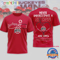 Ohio State Buckeyes NCAA Game Day Nurse Limited 3D T Shirt