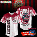 Ohio State Buckeyes NCAA I Bleed Baseball Jersey