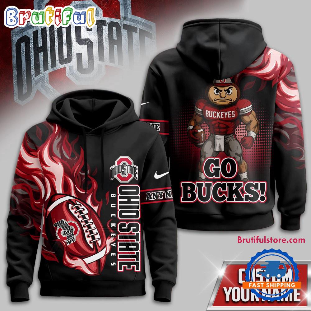 Ohio State Buckeyes NCAA Victory Flame Personalized Hoodie Shirt