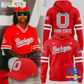 Ohio State Buckeyes New Scarlet Uniform 2025 Hoodie