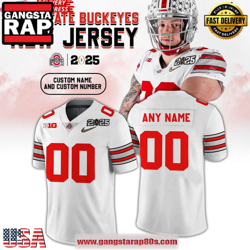 Ohio State Buckeyes New Uniform 2025 Special Edition White Football Jersey