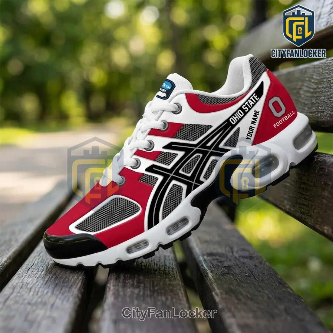 Ohio State Buckeyes Personalized Air Max Sneakers