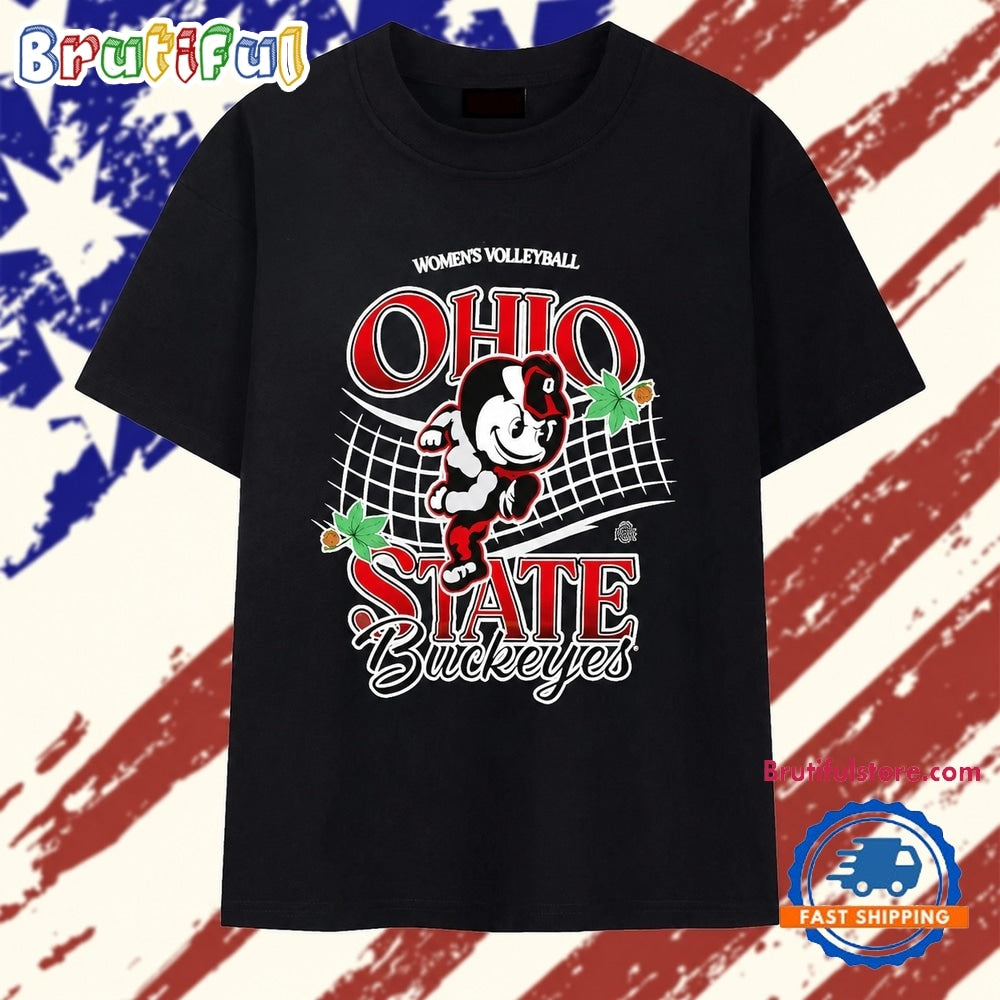 Ohio State Buckeyes Women’s Volleyball mascot 2026 T Shirt