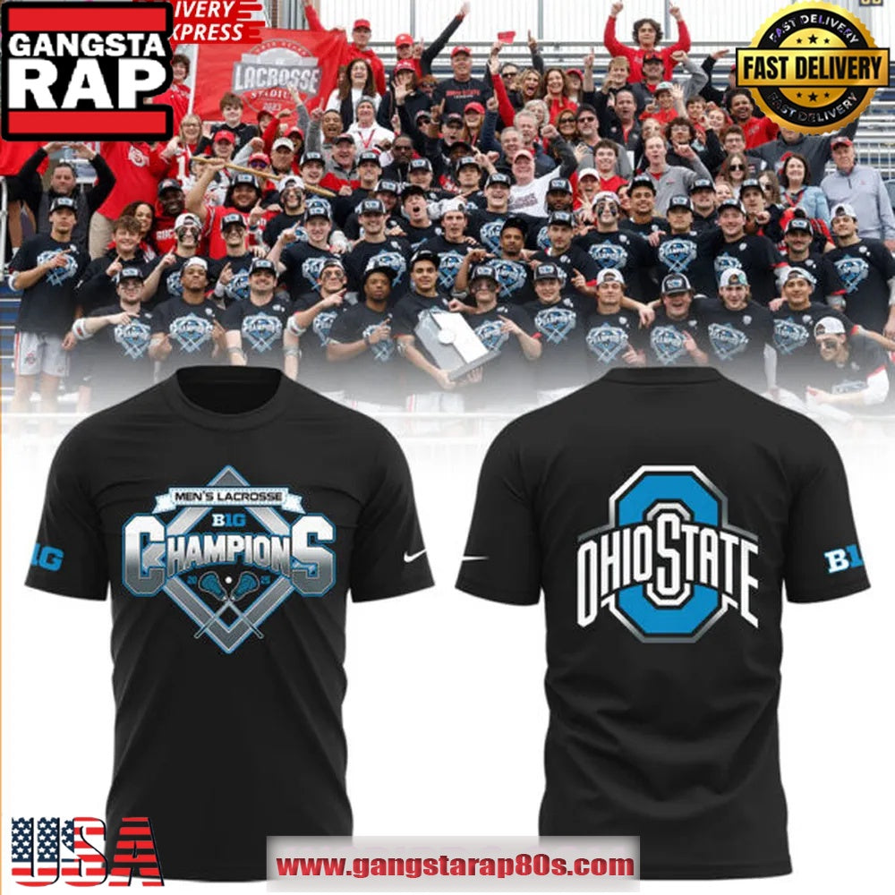 Ohio State Men’s Lacrosse Big Ten Champions Unisex T Shirt