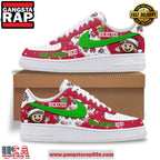 Ohio State Merry Christmas Bucks Air Force 1 Running Sneakers Shoes